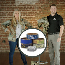 Load image into Gallery viewer, VALORBANDS AUTHENTIC PATRIOTIC MILITARY BRACELETS (2 PACK) &amp; BONUS DOG TAGS
